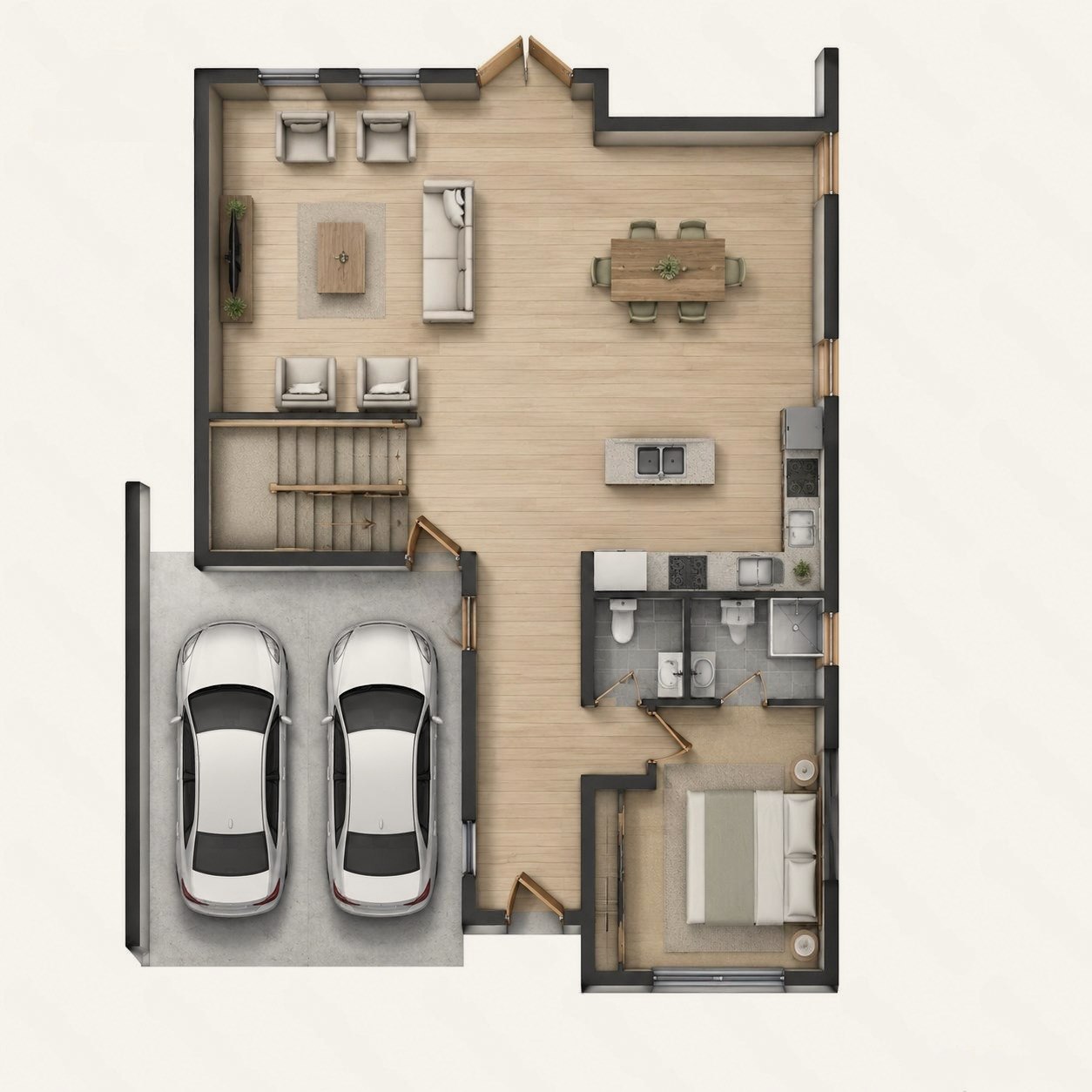 The Blue Hole ground floor plan