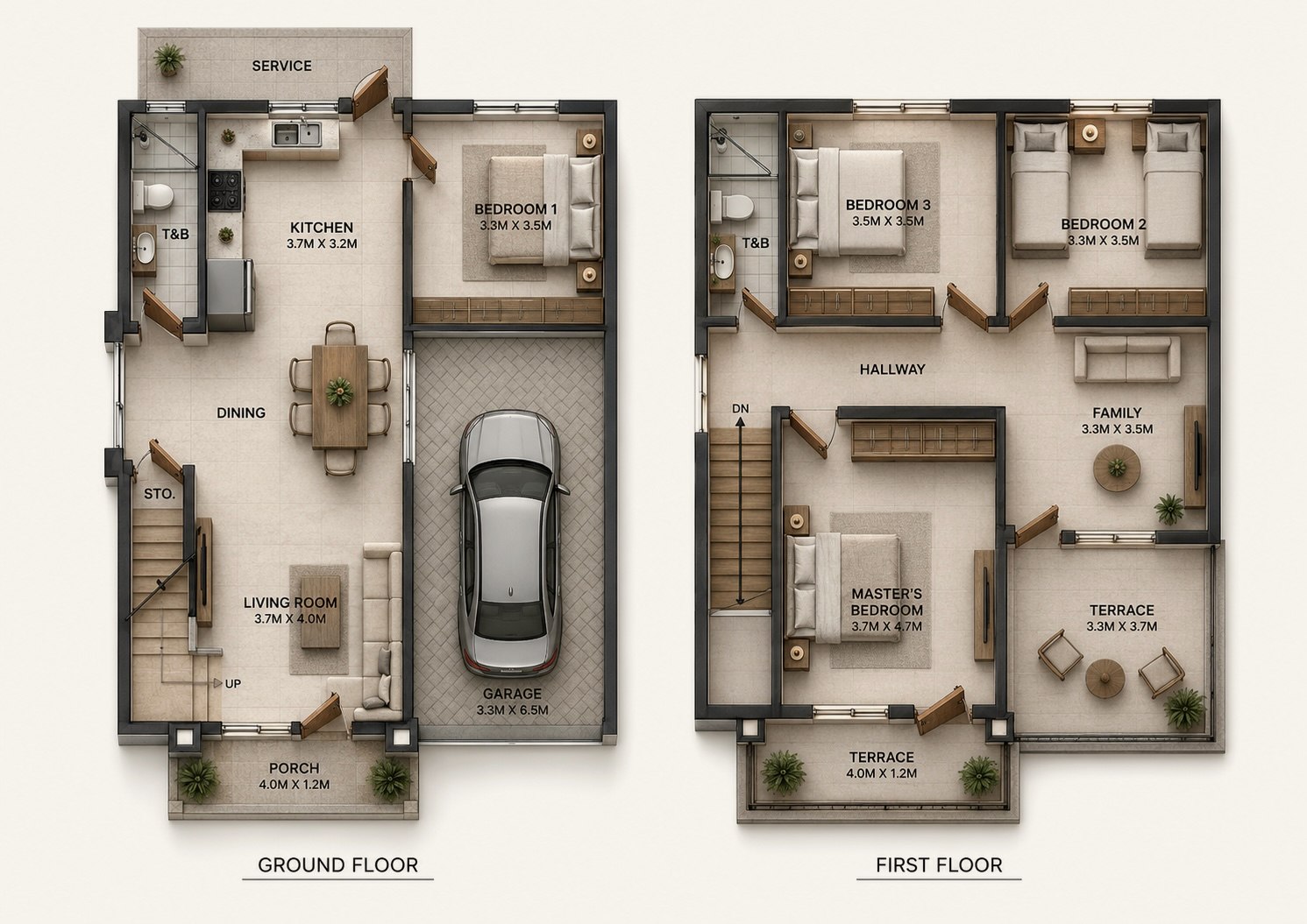 The Lamanai floor plan